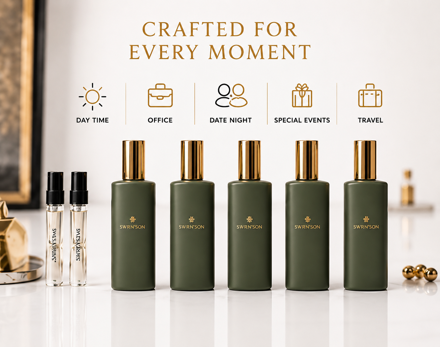 SWRN'SON Men's Discovery Set — 7 Days. 7 Scents. One Discovery.