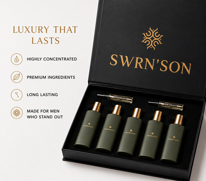 SWRN'SON Men's + Women's Discovery Set — 7 Days. 7 Scents. One Box .