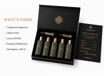 SWRN'SON Men's + Women's Discovery Set — 7 Days. 7 Scents. One Box .