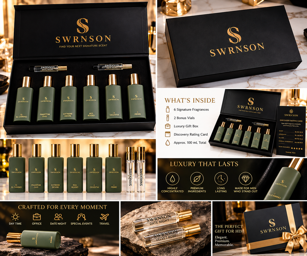 Men’s 7 Days. 8 Scents.