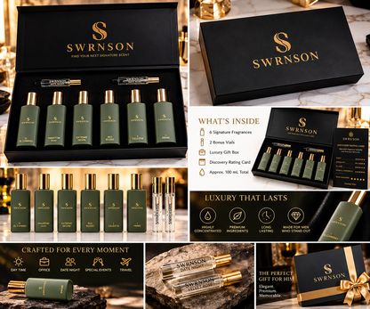SWRN'SON DISCOVERY SET— 7 Days. 8 Scents.