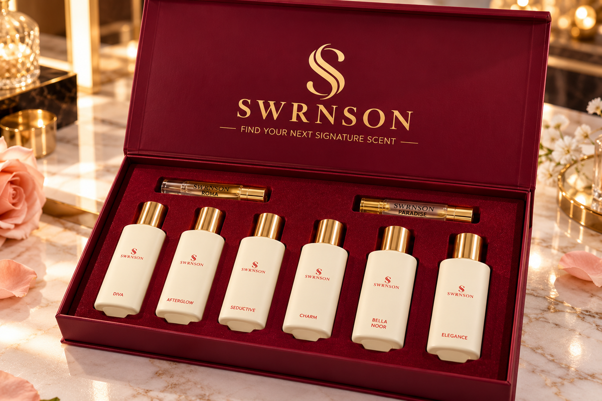 SWRN'SON Women's Discovery Set — 7 Days. 8 Scents. One Discovery.