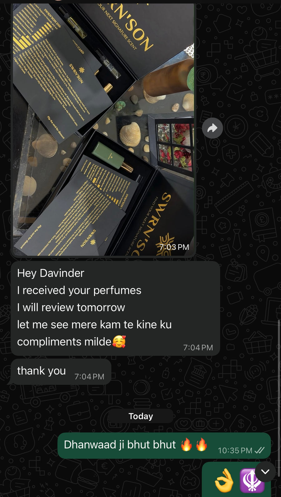Customer review