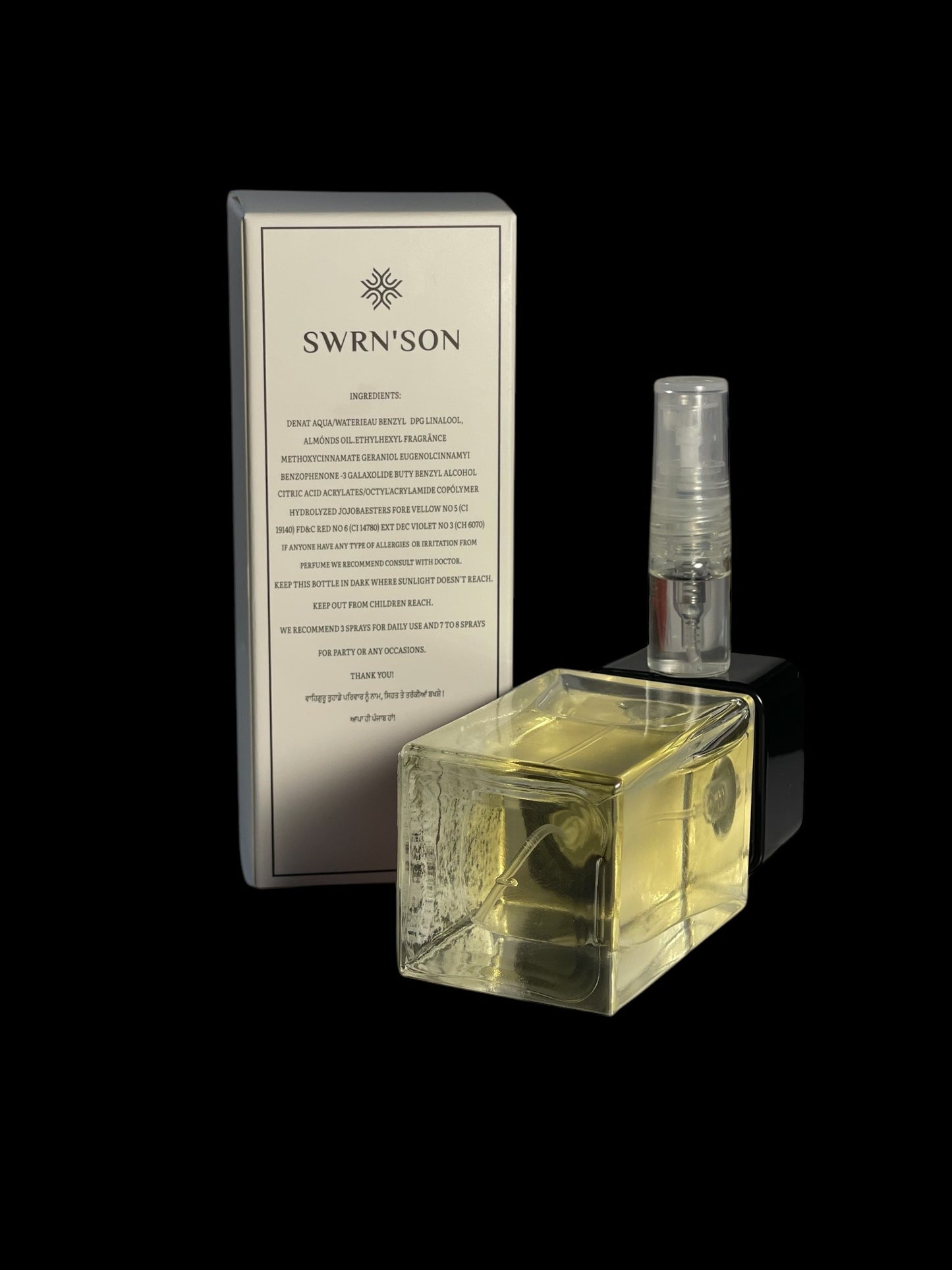 Belong to Panjab Perfume BY SWRNSON  BLACK EDITION